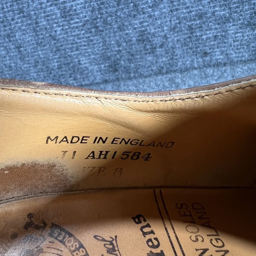 Vintage Dr Martens Shoes Womens‎ Size 8 Made in England AirWair Derby 90s Rugged